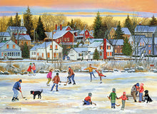 Load image into Gallery viewer, Evening Skating - 1000 Piece Puzzle by EuroGraphics