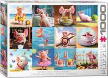 Load image into Gallery viewer, Funny Pigs - 1000 Piece Puzzle by EuroGraphics