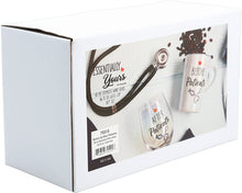 Load image into Gallery viewer, Before & After Patients - 18 oz. Stemless Glass & 15 oz. Latte Cup Set