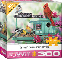 Load image into Gallery viewer, Bertie's Bird Seed Fly-In - 300 Piece Puzzle by Eurographics - Hallmark Timmins