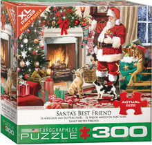 Load image into Gallery viewer, Santa’s Best Friend - 300 Piece Puzzle by EuroGraphics