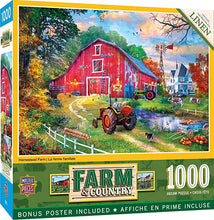 Load image into Gallery viewer, Homestead Farm - 1000 Piece Puzzle by Master Pieces