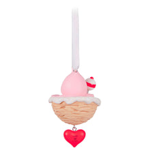 Load image into Gallery viewer, Baby Girl's First Christmas Pink Bird 2022 Ornament