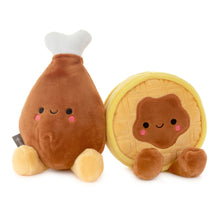 Load image into Gallery viewer, better together chicken and waffle magnetic plush