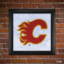 Load image into Gallery viewer, Officially Licensed Camelot Dots NHL Calgary Flames Diamond Painting Kit