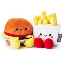Load image into Gallery viewer, cheeseburger and french fries magnetic plush