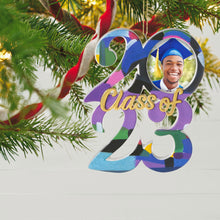 Load image into Gallery viewer, Congrats, Grad! 2023 Ceramic Photo Frame Ornament