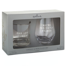 Load image into Gallery viewer, Lowball and Stemless Wine Glass, Set of 2 - Hallmark Timmins