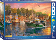 Load image into Gallery viewer, Harbor Sunset - 1000 Piece Puzzle by EuroGraphics - Hallmark Timmins