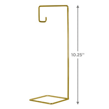 Load image into Gallery viewer, Geometric Gold-Tone Metal Ornament Display Stand - Hallmark Timmins