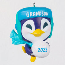 Load image into Gallery viewer, Grandson Penguin 2022 Ornament