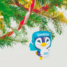 Load image into Gallery viewer, Grandson Penguin 2022 Ornament