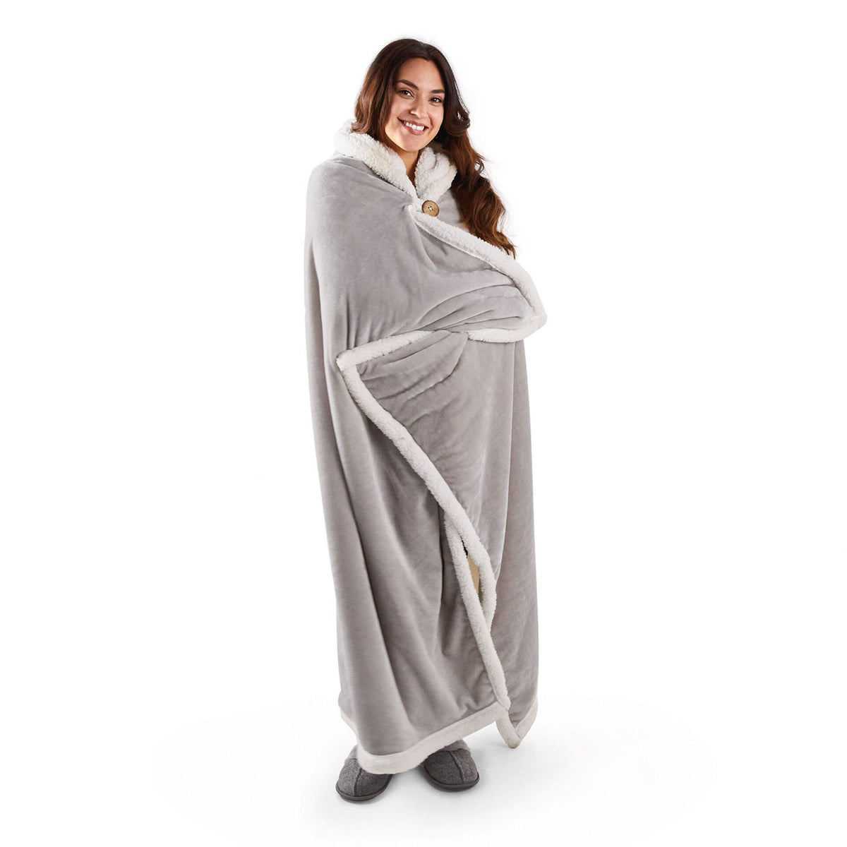 Hallmark Channel Let s Stay In Oversized Hooded Blanket 50x70 Hallmark Timmins