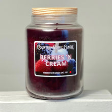 Load image into Gallery viewer, BERRIES N CREAM - COUNTRY HOME CANDLE 26OZ