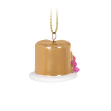 Load image into Gallery viewer, Mini Let's Celebrate! Porcelain and Metal Ornament, 0.7"