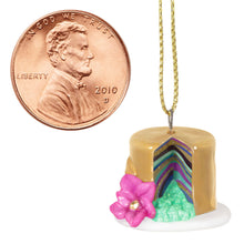 Load image into Gallery viewer, Mini Let's Celebrate! Porcelain and Metal Ornament, 0.7"