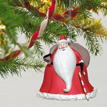 Load image into Gallery viewer, Disney Tim Burton's The Nightmare Before Christmas Collection Santa Claus Ornament With Light and Sound