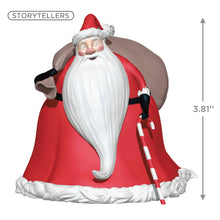 Load image into Gallery viewer, Disney Tim Burton's The Nightmare Before Christmas Collection Santa Claus Ornament With Light and Sound