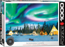 Load image into Gallery viewer, Northern Lights, Yellowknife - 1000 Piece Puzzle by EuroGraphics - Hallmark Timmins