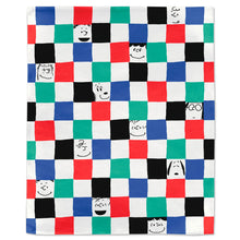 Load image into Gallery viewer, Peanuts® Gang Checkered Throw Blanket, 50x60