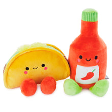 Load image into Gallery viewer, Better Together Taco and Hot Sauce Magnetic Plush, 5"