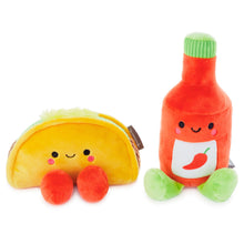 Load image into Gallery viewer, Better Together Taco and Hot Sauce Magnetic Plush, 5"