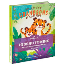Load image into Gallery viewer, What Are Grandsons Made Of? Recordable Storybook - Hallmark Timmins