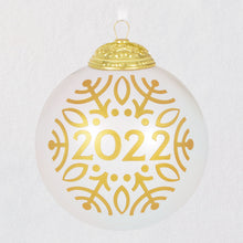 Load image into Gallery viewer, Christmas Commemorative 2022 Glass Ball Ornament