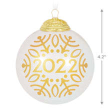 Load image into Gallery viewer, Christmas Commemorative 2022 Glass Ball Ornament