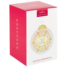 Load image into Gallery viewer, Christmas Commemorative 2022 Glass Ball Ornament