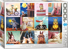 Load image into Gallery viewer, Funny Bunnies - 1000 Peice Puzzle by EuroGraphics