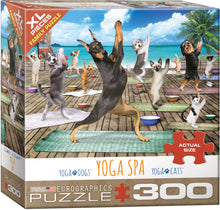Load image into Gallery viewer, Yoga Dogs & Cats Collection - 300 Piece Puzzle by EuroGraphics