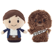Load image into Gallery viewer, itty bittys® Star Wars™ Han Solo™ Plush and Chewbacca™ Plush in Millennium Falcon™ Set