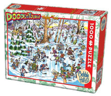 Load image into Gallery viewer, Hockey Town - 1000 Piece Puzzle by Cobble Hill