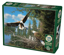 Load image into Gallery viewer, Nesting Eagles - 1000 Piece Puzzle by Cobble Hill