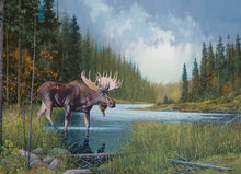 Load image into Gallery viewer, Moose Lake - 1000 Piece Puzzle by Cobble Hill