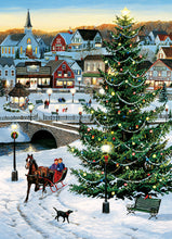 Load image into Gallery viewer, Village Tree - 1000 Piece Puzzle by Cobble Hill