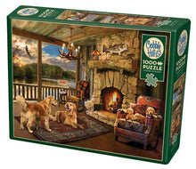 Load image into Gallery viewer, Lakeside Cabin - 1000 Piece Puzzle by Cobble Hill