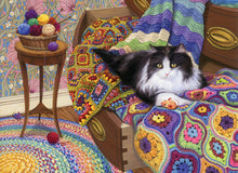 Load image into Gallery viewer, Comfy Cat - 1000 Piece Puzzle by Cobble Hill