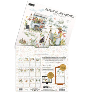 Blissful Moments 2025 LANG Deluxe Wall Calendar