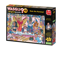 Load image into Gallery viewer, Wasgij Original 42 - Rule the Runway! - 1000 Piece Puzzle
