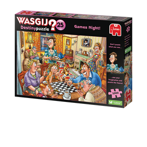 Wasgij Destiny 25 - Games Night! (1000 pieces)