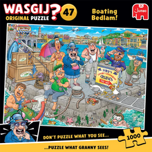 Load image into Gallery viewer, Wasgij Original 47 - Boating Bedlam! (1000 pieces)
