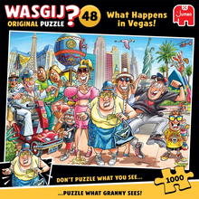 Load image into Gallery viewer, Wasgij Original 48 - What Happens in Vegas! (1000 pieces)
