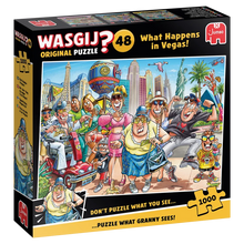 Load image into Gallery viewer, Wasgij Original 48 - What Happens in Vegas! (1000 pieces)
