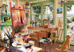 My Haven: Artist's Shed - 1000 Pieces Puzzle by Ravensburger