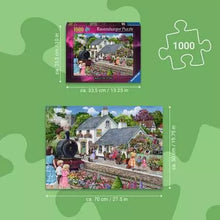 Load image into Gallery viewer, Whistle Stop Cottage - 1000 Piece Puzzle by Ravensburger - Hallmark Timmins
