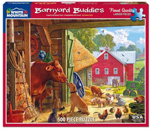 Load image into Gallery viewer, Barnyard Buddies - 500 Piece Puzzle by White Mountain
