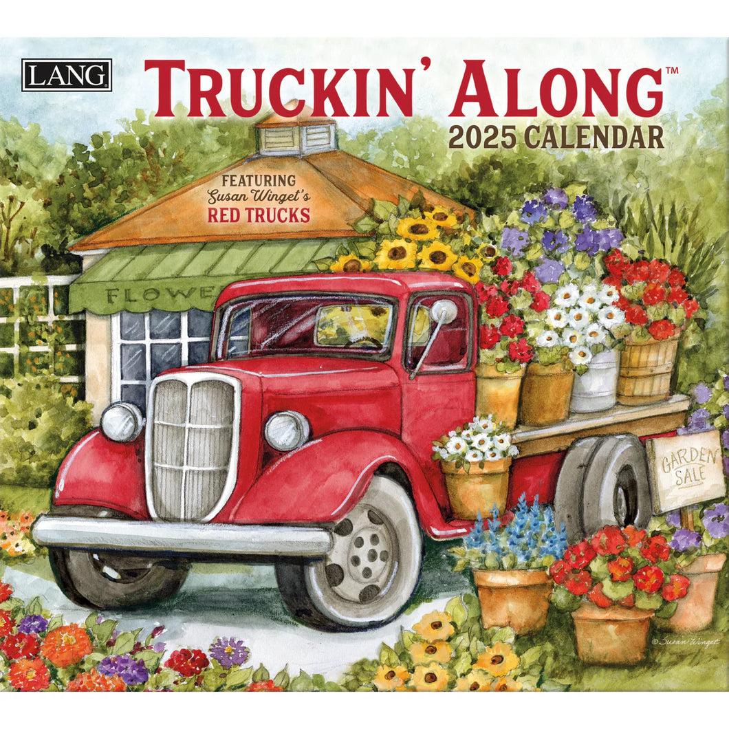 Truckin' Along 2025 LANG Deluxe Wall Calendar