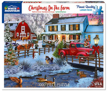 Load image into Gallery viewer, Christmas on the Farm - 1000 Piece Puzzle by White Mountain
